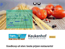 Tablet Screenshot of etenvooreentientje.nl